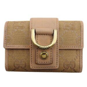 GUCCI Key holder pink beige Women 141419 Authentic secondhand